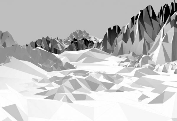 Painel fotográfico montanhas 3D