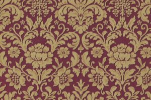 Papel de Parede Arabesco Marsala e Dourado Ref. 6378-06