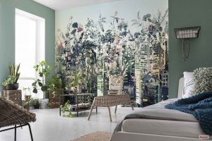 Ambiente Decorado Prédios com Plantas Decorativas Ref. 8-979