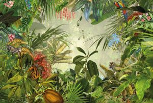 Painel Fotográfico Floresta Tropical Into The Wild Ref XXL4-031