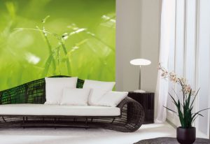 Ambiente decorado com Painel Fotográfico campo verdejante - 8-886