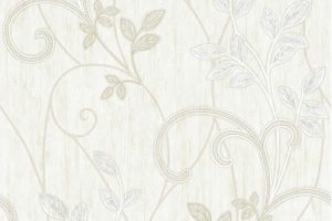 Papel de Parede Floral Creme - AMB16541