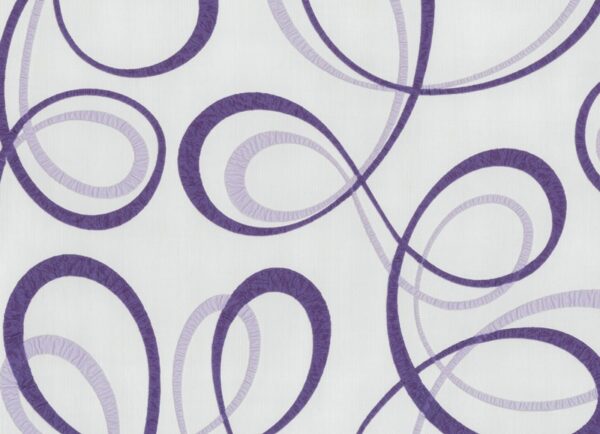 Papel de Parede Abstrato Roxo e Branco - 03936-60