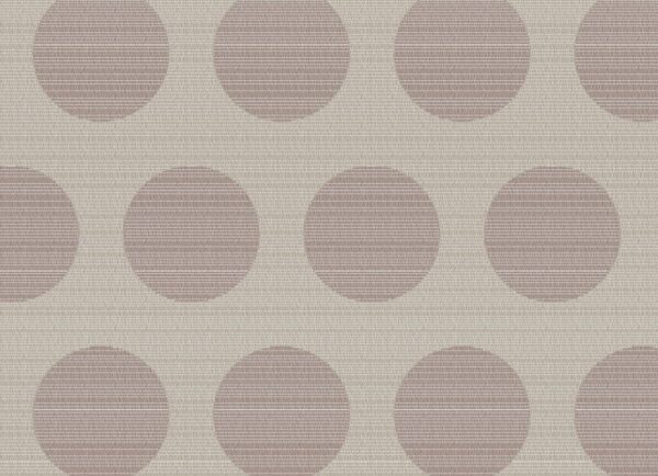 Papel de Parede Bolas Cor Marrom Cappucino