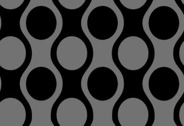 Papel de Parede Geométrico Preto e Cinza