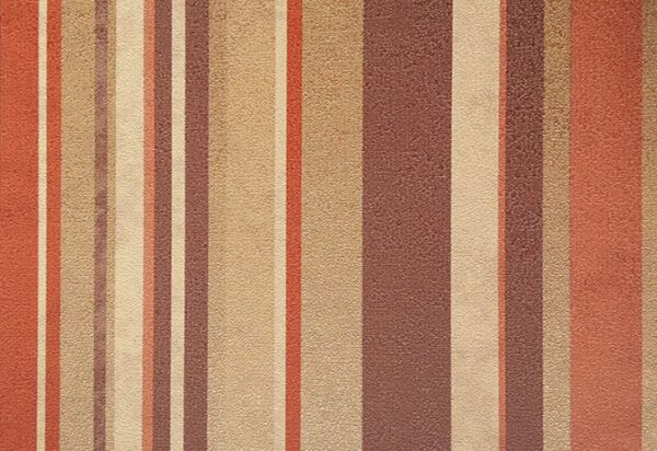 Papel de Parede Listrado Terracota