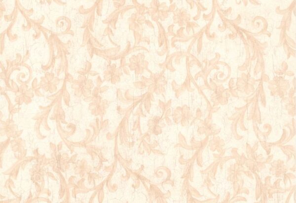 Papel de Parede Arabesco Rosa e Branco Provençal