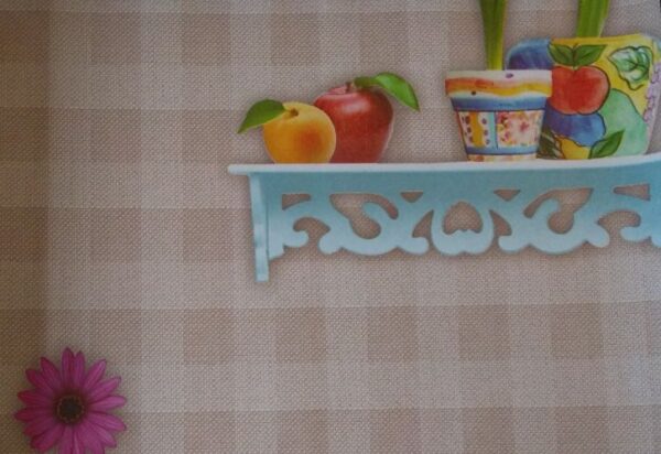 Papel de Parede Cozinha Xadrez