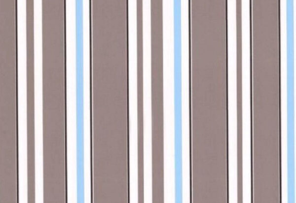 Papel de Parede Listrado Marrom e Azul - 03756-90