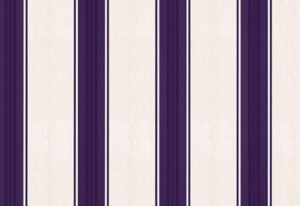 Papel de Parede Listrado Roxo e Pérola - 40004-80